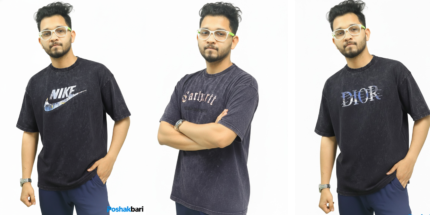 Acid Wash Drop Shoulder Kurbani Offer