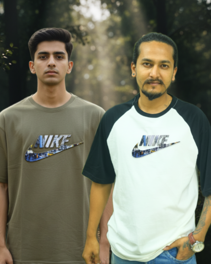 Premium Drop Shoulder T-Shirt 200+ GSM Cotton 2 Pcs Combo
