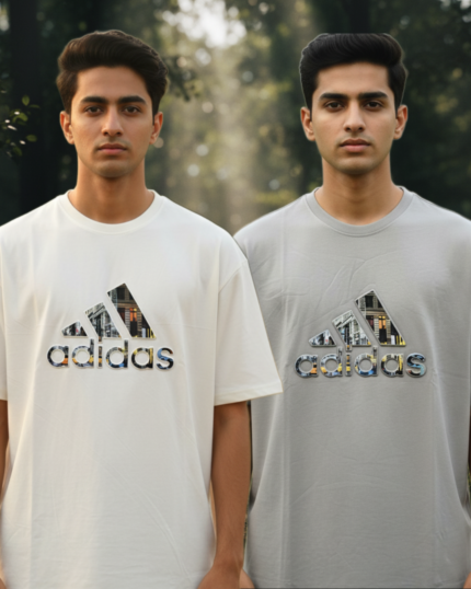 Premium Drop Shoulder T-Shirt 200+ GSM Cotton 2 Pcs Combo